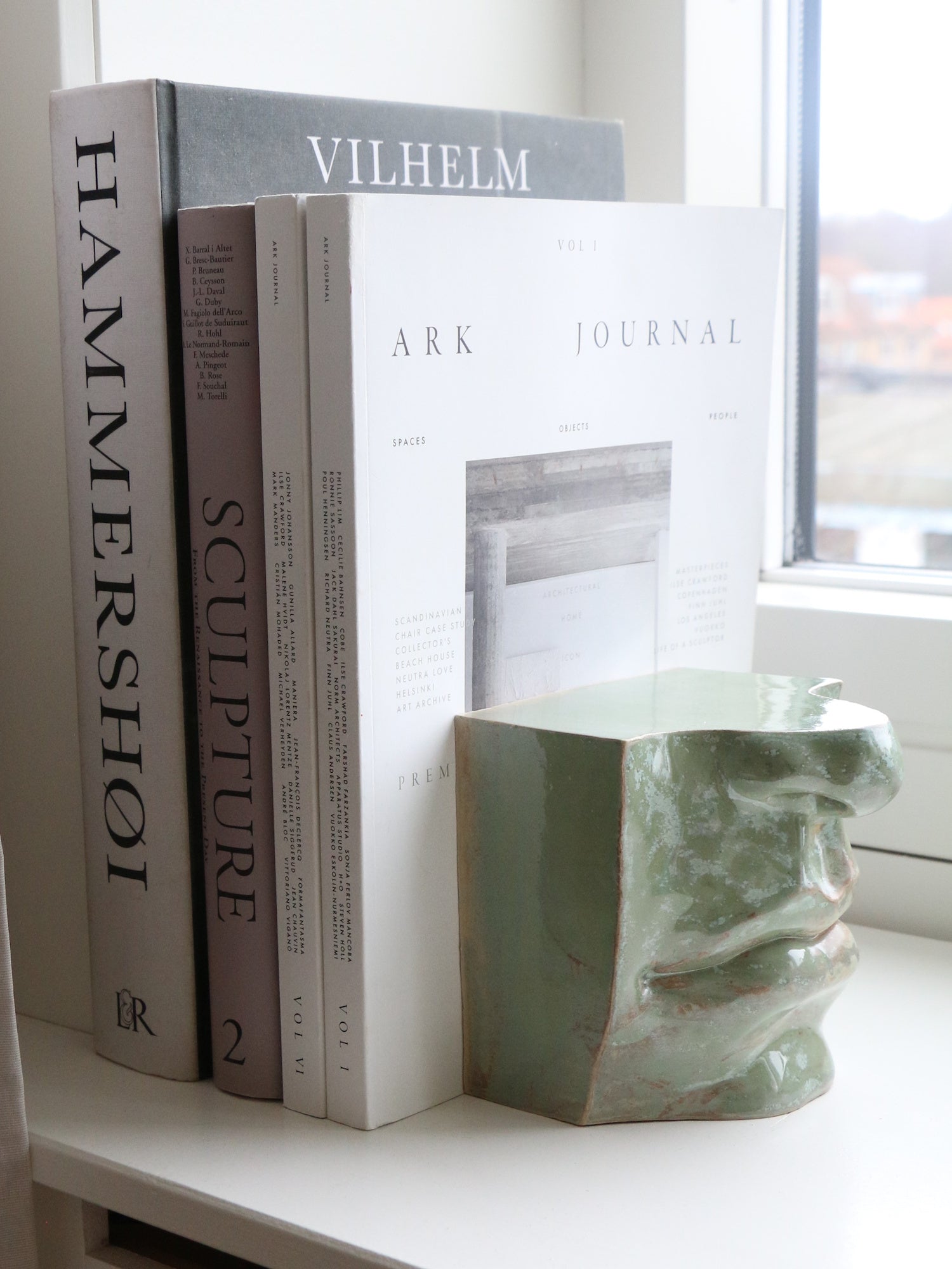 Bookend Mouth | Skulpturel Bogstøtte